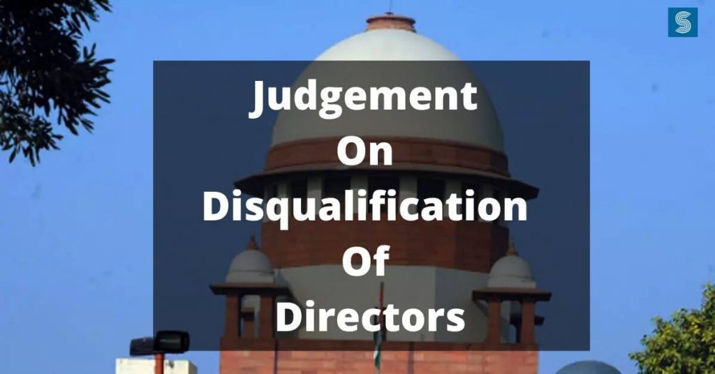 HC PERMITS DISQUALIFIED DIRECTOR WITH FROZEN DIN & DSC TO AVAIL CFSS 2020